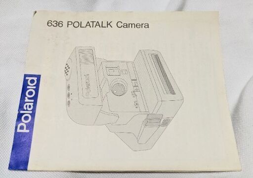 POLAROID 636 POLATALK ポラロイド 636ポラーク　取扱説明書付