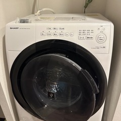 シャープ　ES-S7G ドラム式洗濯乾燥機　保証付き　7kg