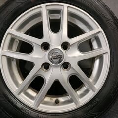 【DUNLOP ENASAVE EC300+ 155/65R14】夏タイヤ【日産 純正ホイール 4.5J4HPCD100+46】19年製 デイズ ルークス等　(VTH931)