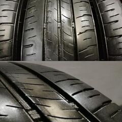 【DUNLOP ENASAVE EC300+ 155/65R14】夏タイヤ【日産 純正ホイール 4.5J4HPCD100+46】19年製 デイズ ルークス等　(VTH931)