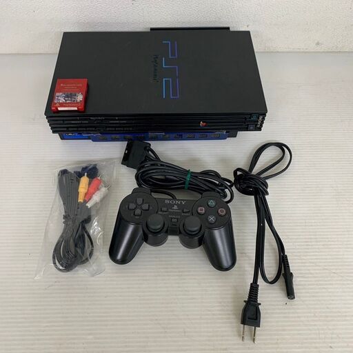 【SONY】 PlayStation 2 プレイステーション 2 HDDアダプター付 SCPH-39000