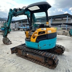 クボタ KUBOTA RX-305 ユンボ 長いアーム. ゴムパード、アームクレーン