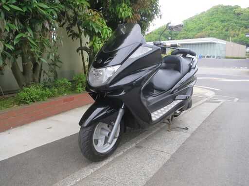 ヤマハ　マジェスティ250(SG03J)　実働中古車　チョイカスタム　バッテリーフル充電済　人気の5連メーター　ナンバー登録書類有り②