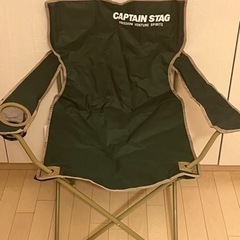 captain stag チェア　二脚　持ち運び用袋付き