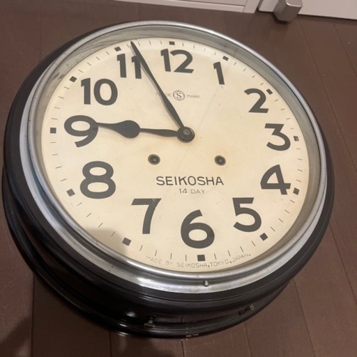 アンティーク　ねじまき時計　SEIKOSHA\n