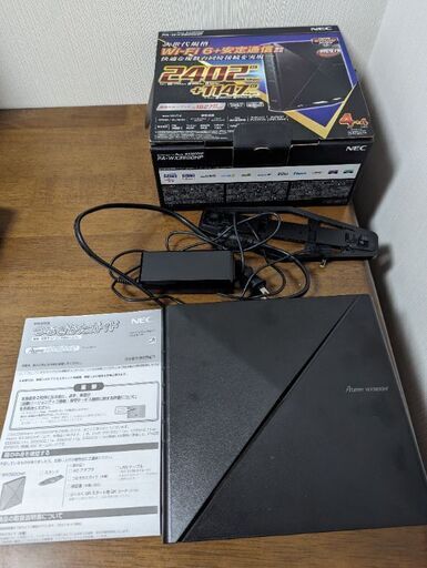 WiFi ルーター　NEC　WX3600HP