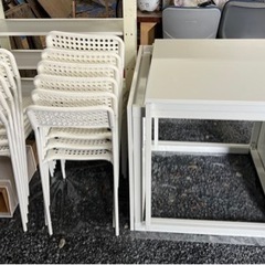 IKEA 　MELLTORP メルトルプ テーブル, ホワイト,...