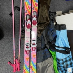 売約済】(1)スキー　ジュニア　こども　スキー&ストック　