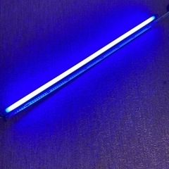 照明　スイッチ付き照明器具　ネオン青