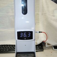 Wellz 自動 ソープディスペンサー 自動 温度計測定 置き型...