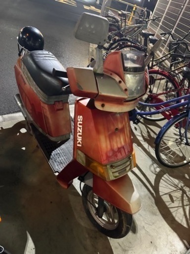 お話中スズキ シュート 旧車原付！