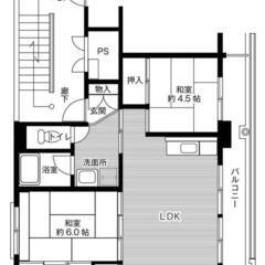 ◆敷金・礼金が無料！◆ビレッジハウス舟橋1号棟 (106号室)