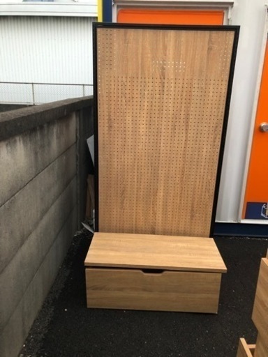 棚　店舗用　什器　有効ボード　引き出し付き