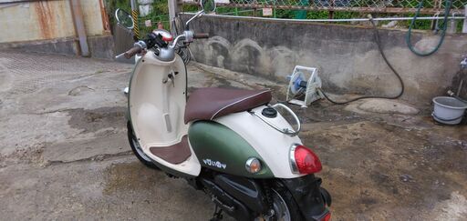 ⭐ヤマハビーノFI　SA37J　オリーブ　前後タイヤ新品交換済　インジェクション　原付バイク ⭐ヤマハビーノFI SA37J オリーブ 前後タイヤ新品交換済