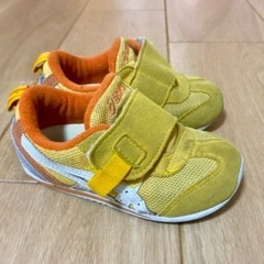 アシックス　靴　14.5cm   黄色