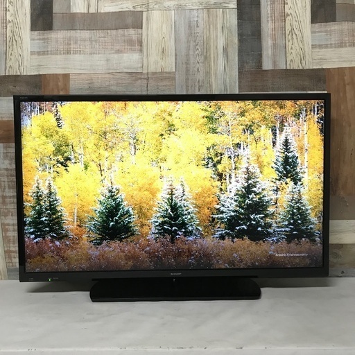 即日受渡❣️SHARP  AQUOS40型液晶 TV外付けHDD対応裏番組録画26500円