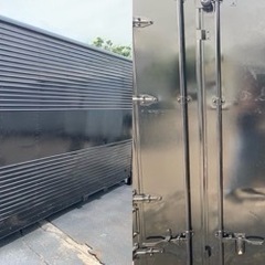 No.848 ⚠️ アルミバン 2t 車 アルミ 箱 バイク 倉庫 トラック