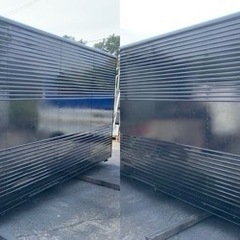 No.848 ⚠️ アルミバン 2t 車 アルミ 箱 バイク 倉庫 トラック