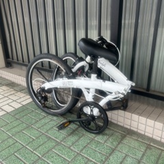 🔹折りたたみ自転車🔹 軽量アルミフレーム  前後タイヤ新品です✨