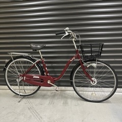 26インチ　オートライト自転車