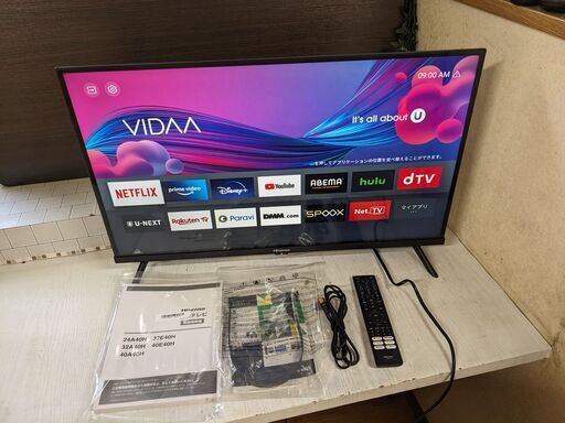 Hisense 液晶テレビ 2023年製 32A40H NEOエンジン 2Ksmart搭載 3波Wチューナー内蔵 外付けHDD対応 スマートTV
