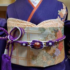 振り袖(13) 長襦袢、袋帯、小物セット