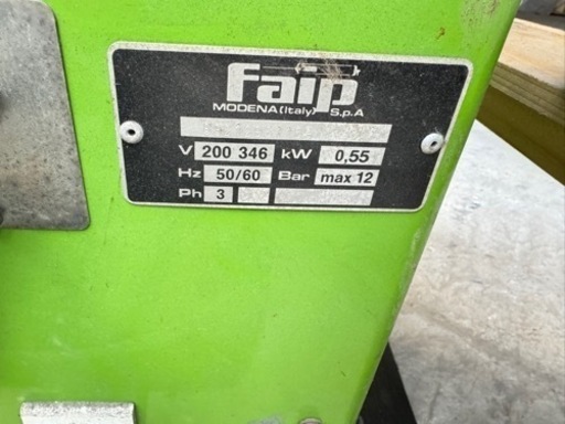 イタリア製 タイヤチェンジャー Faip F34A ファイプ 自動車整備 三相200V 動作良好 イタリア製 タイヤチェンジャー Faip F34A ファイプ 自動車整備 三相