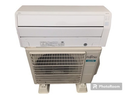 美品❗️FUJITSU 富士通　ルームエアコン　ノクリア　AS-221LEE9 2021年製❗️ホワイト　6〜9畳　nocria