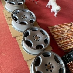 4本ホイール単品】カールソン19インチ【ガリ傷無し】