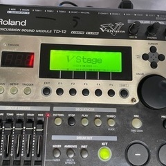 中古美品Roland TD-12電子ドラム Roland TD-12電子ドラムセット。