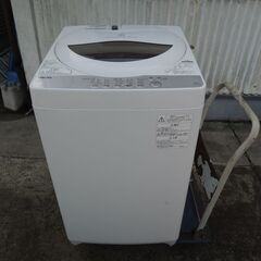◇TOSHIBA 東芝 電気洗濯機 AW-5G6 ホワイト…