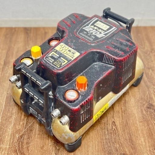 ○現状渡し MAX マックス スーパーエアコンプレッサー エアーコンプレッサー 常圧2口 高圧2口 AK-HL1210E 中古品■ジモティ姫路