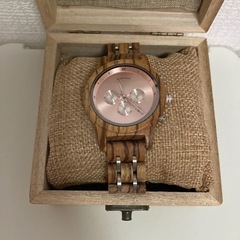 【ネット決済・配送可】BOBO BIRD木製腕時計ウッドピンク