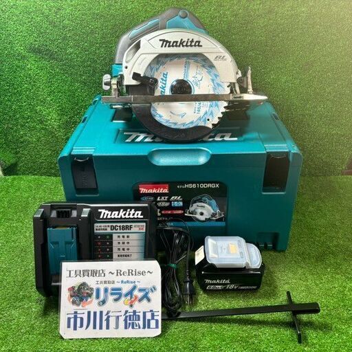 マキタ HS610DRGX 充電式マルノコ バッテリー1個セット※状態はかなり綺麗です；(画像参照)【市川行徳店】【店頭取引限定】【中古】管理番号：ITZAQ2794WZE