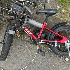 14インチ補助輪付き自転車