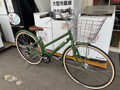 自転車 通学用 27インチ shallessia 鍵付き じてんしゃ 自社配送時代引き可※現金、クレジット、スマホ決済対応※