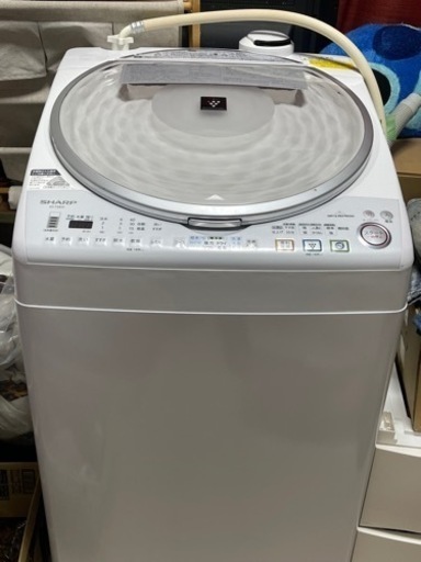 SHARP8Kgのプラズマクラスター洗濯機‼️ 家電 生活家電 洗濯機