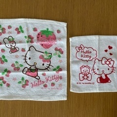 【新品】キティ　おしぼりタオル　2枚