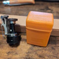 キャンプ用品(キャプテンスタッグタープ、キャプテンスタッグクッカーセット、オピネルナイフ×2、ブッシュクラフト革砥、バーナー)