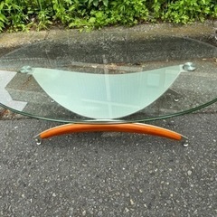 ガラステーブル　117cm