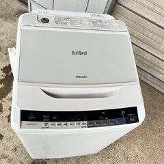ファミリー向け 7K 全自動洗濯機 ヒタチ BW-V70A 2017年製 中古動作品