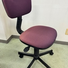 差し上げます。オフィスチェア、椅子、紫