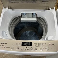 7.5㎏ 洗濯機❕ 2022年製❕ 動作確認済み❕ ゲート付き軽トラ”無料貸出