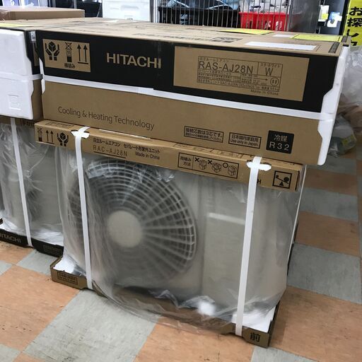 ☆新品 エアコン 日立 2.8kw RAS-AJ28N 2023年製 ※取り付け費用別途