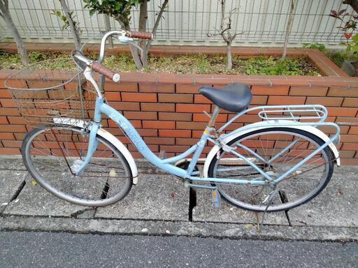 (chariyoshy出品)26インチ自転車、オートライト付き