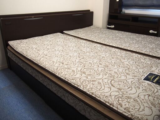 フランスベッド(FranceBed)お譲りします【シングル×2台 マットレス付】