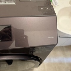 稼働品☆TOSHIBA 東芝 ZABOON ザブーン ドラム式洗濯乾燥機 TW-127XP1 左開き 洗濯12kg/乾燥7kg ボルドーブラウン 