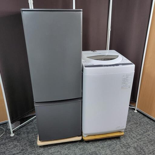 ‍♂️売約済み‼️配送設置は無料‼️最新2021年製✨三菱 × 東芝 家電セット