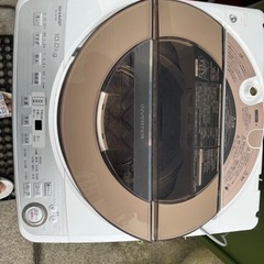 シャープ　洗濯機　10キロ　2019年製　