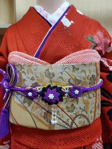 長襦袢 30 振り袖(30) 長襦袢、袋帯、小物セット 正絹 未使用